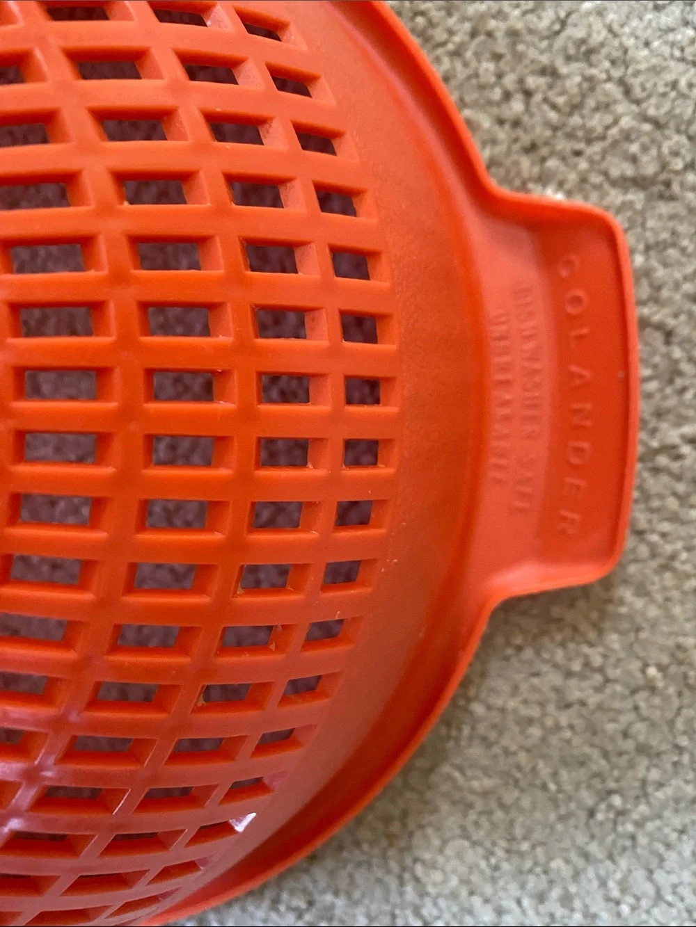 Tupperware bright red